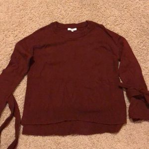 Madewell Tie-Sleeve Sweater